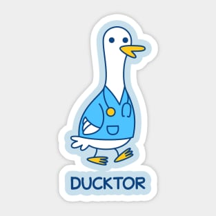 Ducktor Duck Doctor Sticker